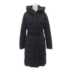 マッキントッシュフィロソフィー MACKINTOSH PHILOSOPHY ダウンコート 36 フード ベルト付 ミドル ハーフ丈 紺 ネイビー /AEのサムネイル
