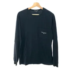 HOMME DEUX COMME des GARCONS オムドゥコムデギャルソン 長袖カットソー M ポケット/ロゴプリント HI-T010/AD2021   ブラック メンズ / 241006002554のサムネイル