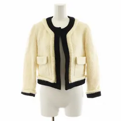 アレキサンダーワン ALEXANDER WANG ノーカラージャケット ボア モヘヤ混 0 白 ホワイト /AN24 ■MAのサムネイル