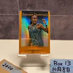 2021 Upper Deck Goodwin Champions Coco Gauff 032/399 Orange Foil Parallel カード