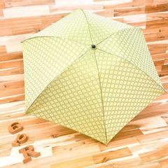 美品 イイダ傘店 日傘 折りたたみ トウモロコシ 刺繍 総柄 - メルカリ