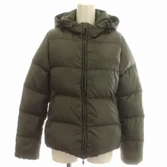 デュベティカ DUVETICA ダウンジャケット ADHARA ナイロン フード 40 M カーキ /☆G