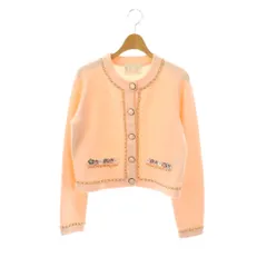 チェスティ Chesty チェーントリムニットジャケット ノーカラー F ピンク /AT ■OSのサムネイル