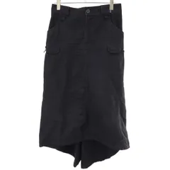BALENCIAGA バレンシアガ BALENCIAGA リップストップカーゴスカート 642176 ブラック 40のサムネイル