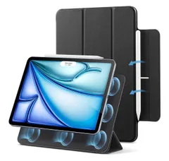 ESR iPad Air 11インチ ケース (M3/M2、2025/2024) iPad Air 第5/4世代 (2022/2020) iPad Pro 11インチ (2018) 専用カバー 強力マグネット吸着式 スリムな三つ折り