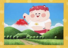 [중고] 종이 보드 보드 플레이트 아카미 카루비 [산 뚱뚱한 카루비] 일러스트 보드 [이치 반 쿠지 가상 유튜버 아카미 카루비] E 상