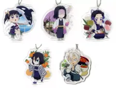 【中古】キーホルダー 集合 ご当地イラスト愛知 アクリルチャーム 「鬼滅の刃 全集中展 刀鍛冶の里編・柱稽古編」 愛知会場限定