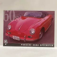 【ツクダオリジナル】モーターカーコレクション No.179 ポルシェ 356A スピードスター【美品／状態ランクA】1998年版 トレーディングカード