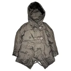 MARITHE FRANCOIS GIRBAUD(マリテフランソワジルボー) 10AW Archive Big Food Down Gimmick Coat アーカイブ ビッグ フード ダウン ギミック コート F7-7192 L ブラウン Y2K 変形
