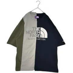 THE NORTH FACE PURPLE LABEL(ノースフェイスパープルレーベル) 19SS Asymmetry Logo Tee アシンメトリー ロゴ Ｔシャツ NT3916N M マルチ 再構築