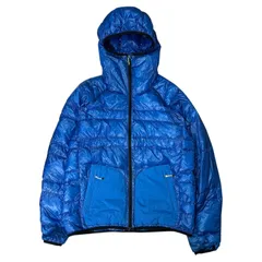 THE NORTH FACE×BEDWIN(ザノースフェイス×ベドウィン) 別注 LIGHT HEAT HOODIE ライト ヒート フーディー ND19070E 2(M) ブルー ダウン ジャケット コラボ
