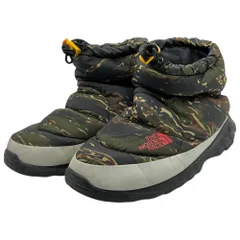 THE NORTH FACE(ノースフェイス) Nuptse Bootie WP VII ヌプシ ブーティ ウォータープルーフ VII NF01272S 26cm ブラック×カーキ ブーツ カモフラ