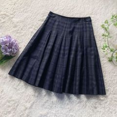 美品・5AP(34)✨バーバリー ノバチェック プリーツ スカート 巻き