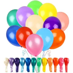 【新品】 100個マルチカラー風船 多色バルーン 誕生日 ハッピーバースデー パーティ飾り付け お祭り イベント 飾り 卒業 開店 記念日 結婚式 ウェディング お祝い 天然ゴムで環境にやさしい 誕生日 パーティ 12インチ 新年の風船 1