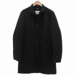 タケオキクチ TAKEO KIKUCHI ステンカラーコート 中綿ライナー付 ミドル ハーフ 3 黒 /UO ■GY99のサムネイル