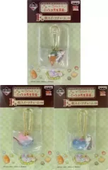 【中古】キーホルダー・マスコット(キャラクター) 全3種セット 和スイーツチャーム 「一番くじ 夏目友人帳～ニャンコ先生茶房～」 F賞