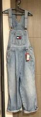TOMMY JEANS トミー ジーンズ オーバーオール ライトブルー (未使用新品)
