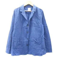サマンサモスモス SM2 カジュアルシャツ 長袖 ギンガムチェック柄 M ブルー  青 /YM22 ■MO