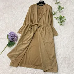 美品アーバンリサーチ フェイクスウェードドロストコート キャメル 近年モデル フリーサイズ URBAN RESEARCH