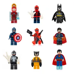 レゴ 互換 アメコミヒーロー 人気 TOP キャラ 詰め合わせ ミニフィグ ９体