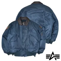 90S アルファインダストリーズ CWU-45P MA-1ジャケット フライトジャケット L N0725