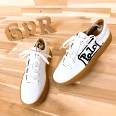 稀少/廃番【ポロラルフローレン】コート ポロ グラフィティ スニーカー 白×黒ブラック