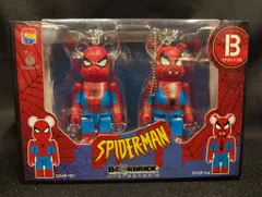 サニーサイドアップ Happyくじ BE@RBRICK MARVEL SPIDER-MAN ペアボックス賞 B.スパイダーマン&スパイダーハム  2体セット