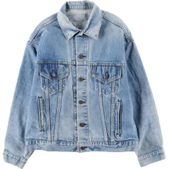 古着 90年代 リーバイス Levi's 70507-0214 魚柄 デニムジャケット Gジャン USA製 メンズM相当 ヴィンテージ/eaa595849