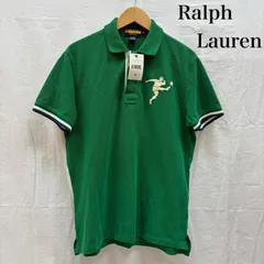 ラルフローレン ラグビー 00s 鹿の子 ラガー 半袖 ポロシャツ リブライン ナンバリング 刺繍 メンズ M ISItems【USED】【古着】【中古】50146980