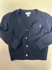 ポロ ラルフローレン ニット カーディガン ネイビー 24m
