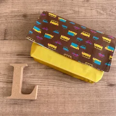 No.28 ちょこっと大きめ横入れお弁当袋 L size✳︎自動車