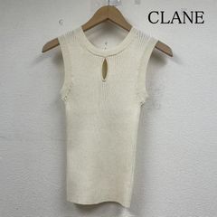 美品 アニュアンス 25SS カップインアメスリニットトップス ホワイト