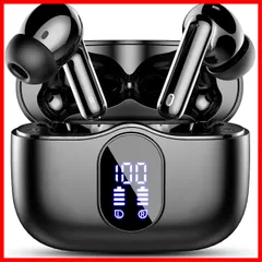 【在庫処分】ワイヤレスイヤホン【2025最新ブルートゥースイヤホン】Bluetooth5.4 bluetooth ENC通話ノイズキャンセリング 接続瞬時 タッチ操作 HiFi音質 iphone イヤフォン 自動ペアリング 最大40時間再生 超快適設計 イヤホ