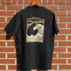 90s patagonia パタゴニア great pacific iron works 半袖Tシャツ