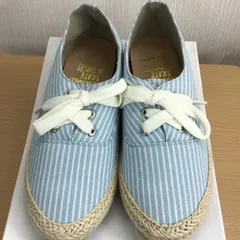 神戸レタス レディース ジュートスニーカー Mサイズ ストライプのサムネイル