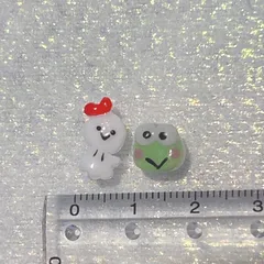 けろけろけろっぴ　けろっぴ　てるてる　ネイル3Dパーツ　２点セット