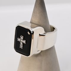 研磨済】 JUSTIN DAVIS ストーン クラウン リング 13号 ジャスティン