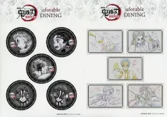 【中古】シール・ステッカー 集合 ステッカーセットA(2枚組) 「劇場版 鬼滅の刃 無限列車編×ufotable DINING 第2期」 お楽しみくじ景品