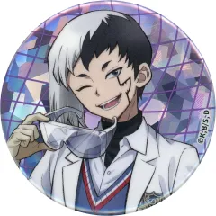 【中古】バッジ・ピンズ あさぎりゲン(描き下ろし) ホログラム缶バッジ 「キャラ福くじONLINE TVアニメ Dr.STONE」 E-2賞