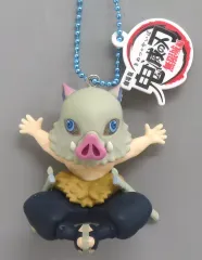 【中古】キーホルダー 嘴平伊之助 「劇場版 鬼滅の刃 ランダムチャーム付きフィギュア」