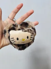ハローキティ ハート ヒョウ柄 レオパード キーホルダー