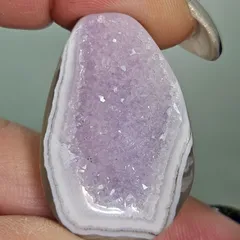 ① ジオードアゲート✨卵型✨カービング