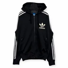 アディダス フード ジップアップ ジャージ ジャケット