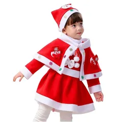【新品】 [Lalapala] サンタ コスプレ 衣装 子供 コスチューム キッズ 子供服 サンタクロース クリスマス 衣装 ベビー クリスマス コスプレ衣装 サンタクロース クリスマス服 サンタ服 サンタコス服 帽子付き 男の子 女の子 パーティー 発表 0