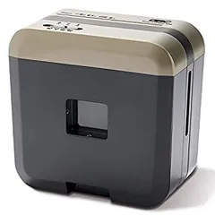 【中古-非常に良い】 GBC シュレッダー 静音 家庭用 小オフィス用 極小細断 マイクロクロスカット 最大細断枚数7枚 連続使用約5分 プラスチックカードも細断可能