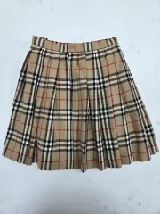 バーバリー キッズ チェック プリーツ スカート