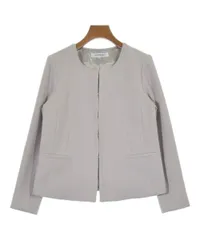 NATURAL BEAUTY BASIC ノーカラージャケット レディース 【古着】【中古】【送料無料】