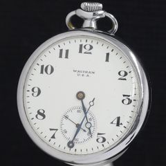 稼働品 WALTHAM ウォルサム 懐中時計 手巻き アンティーク アナログ