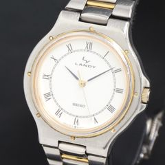 美品】SEIKO LANDY ローマン コンビ 5P31 電池交換済 希少 - メルカリ