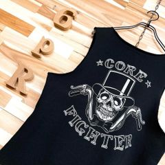 美品】Corefighter ポロシャツ スカル ブラック M 日本製 レア品 